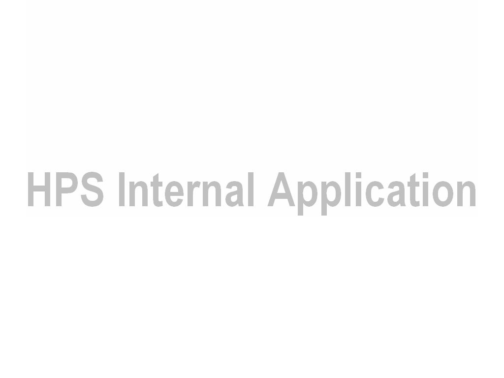 HPS Internal Application